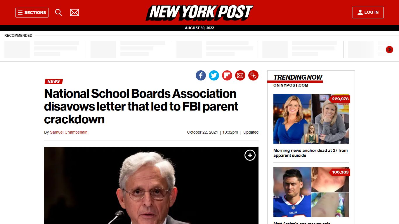 National School Boards Association disavows letter that led to FBI ...